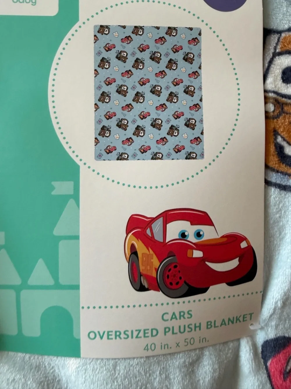 Disney Cars Blanket NEW Plush Preschool Throw Pixar Toddler Nap Back to School